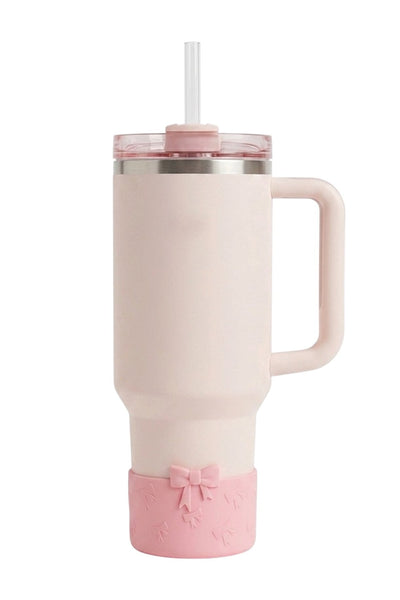 Yenigeldi Stenley Quencher Tumbler Uyumlu Fiyonklu Silikon Alt Koruyucu (Boot) – 1.18L / 40oz