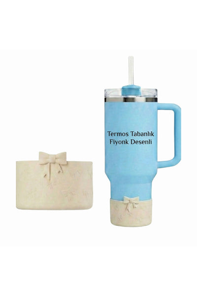 Yenigeldi 1 Adet Krem Silikon Taban Koruyucu Stnly Quencher 40/30oz Uyumlu Kaymaz Taban Altlık