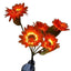 Solar LED Lighted Artificial Flower, Daisy Design, Garden Decoration, Solar Powered