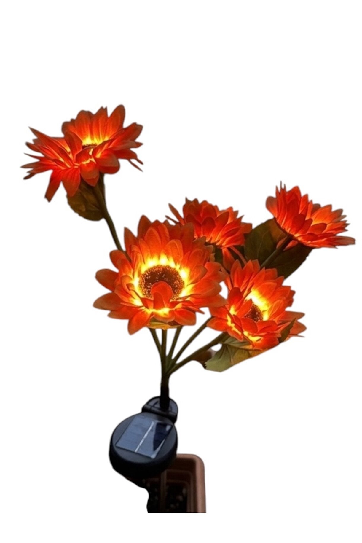Solar LED Lighted Artificial Flower, Daisy Design, Garden Decoration, Solar Powered