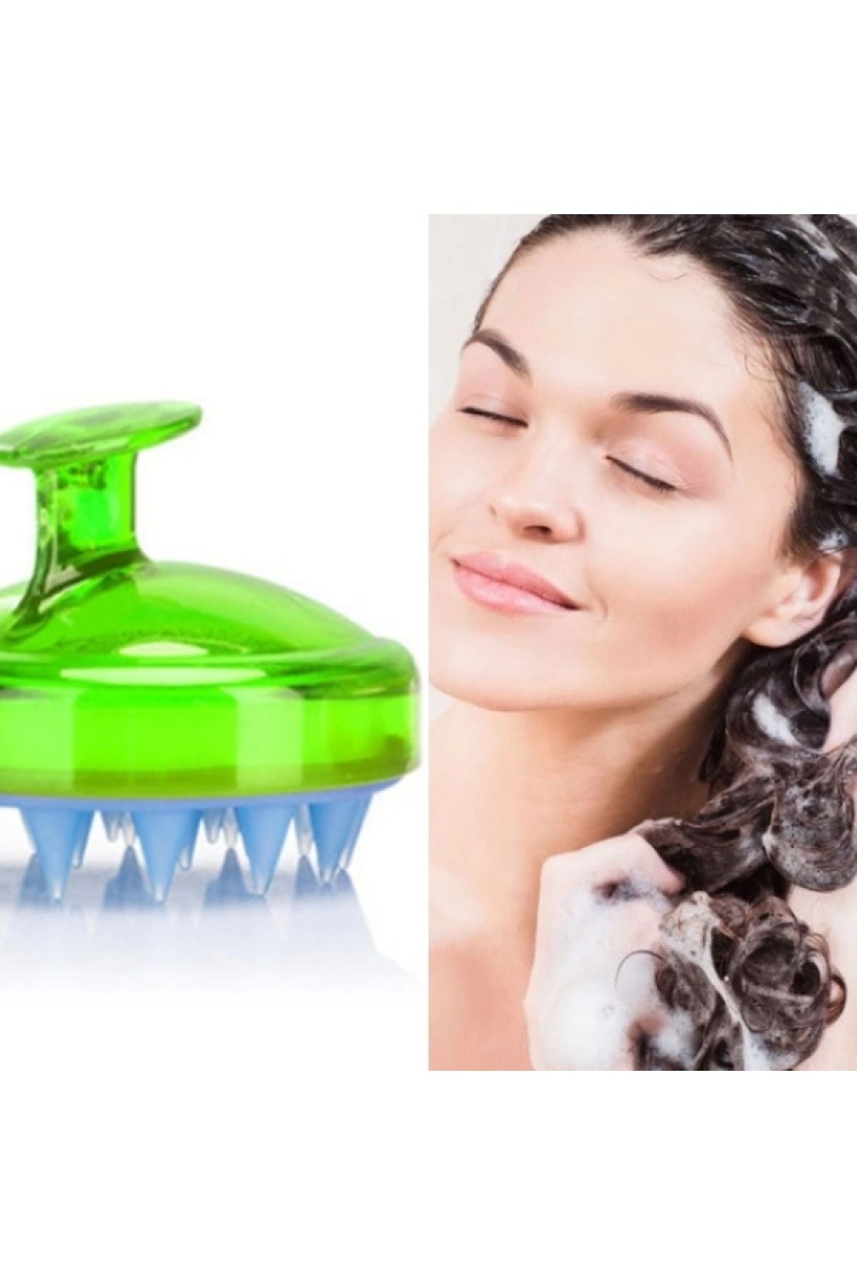 Yenigeldi Yumuşak Silikon Saç Derisi Masajı Şampuan Fırçası,saç Derisi Stres Için Baş Masajı Duş Saç Fırçası