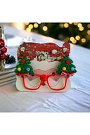 Yenigeldi Yılbaşı Parti Gözlük, Çam Figürlü Gözlük, Parti Gözlük Tek Ebat Yılbaşı Süs