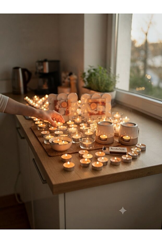 Yenigeldi Bolsius 4 Paket (27'li Tealight Mum )– 3.5-4 Saat Yanma Süreli Sağlık ve Güvenlik Sertifikalı Polonya Mumu
