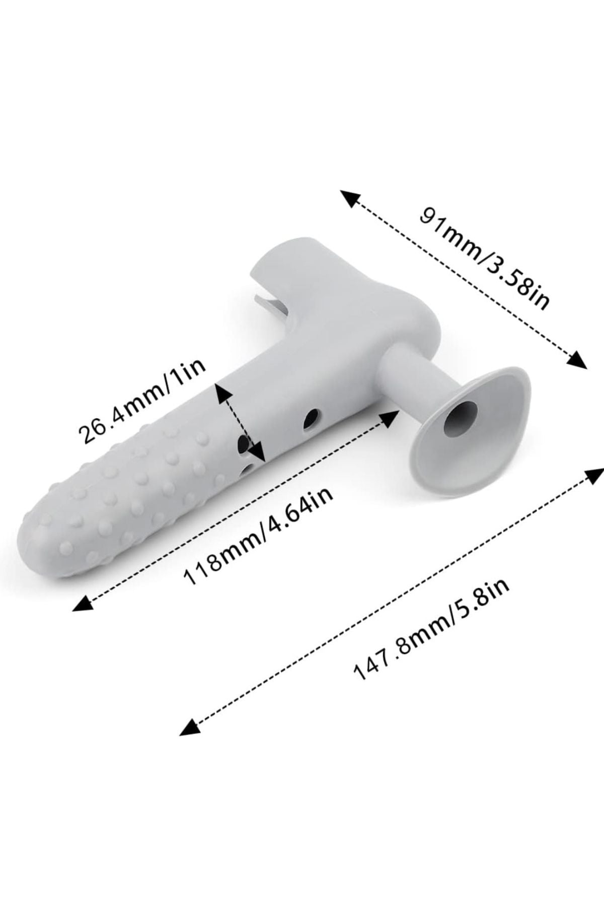 2 Adet Silikon Vantuzlu Kapı Kolu Kılıfı ,Duvar Koruma