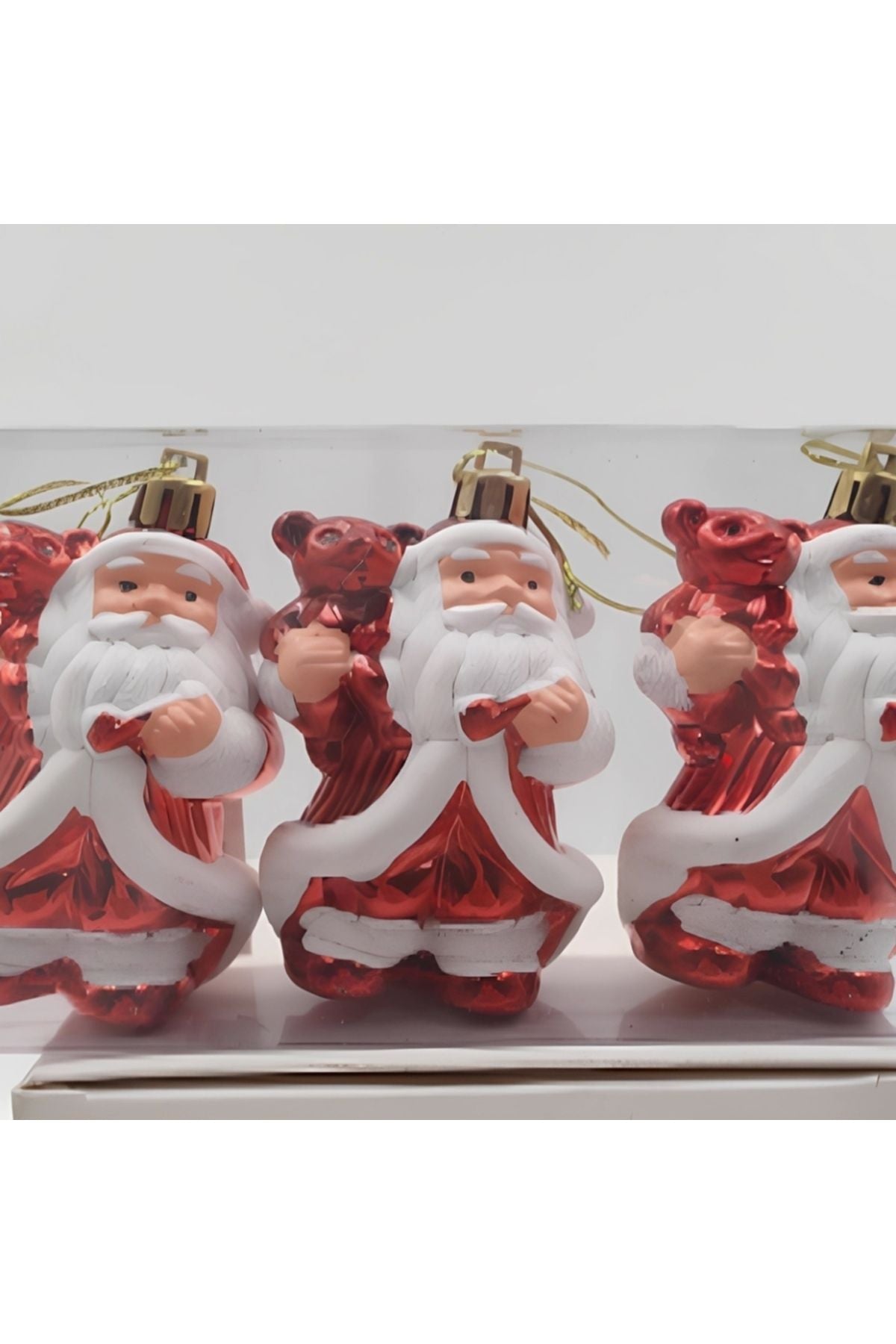 Yenigeldi 3 Adet Hediye Getiren Noel Baba Çam Ağacı Süsü Parti Doğum Günü Yılbaşı Ağacı Süslemeleri