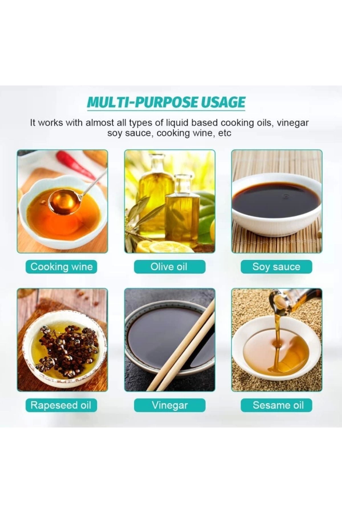 2 Adet Air Fryer Yağ Spreyi Salata Fırın Yağlık Yağ Püskürtücü Çok Amaçlı Yağdanlık Sprey Şişesi