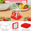 Yenigeldi 2 Adet Meyve Sebze Dilimleme Paslanmaz Çelik Bardak Dilimleme Yumurta Dilimleme