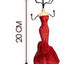 Yenigeldi Kırmızı Renk (20 CM) Moda Heykel Şeklinde Takı Standı, Takılık, Küpelik, Takı Dolabı Düzenleyici