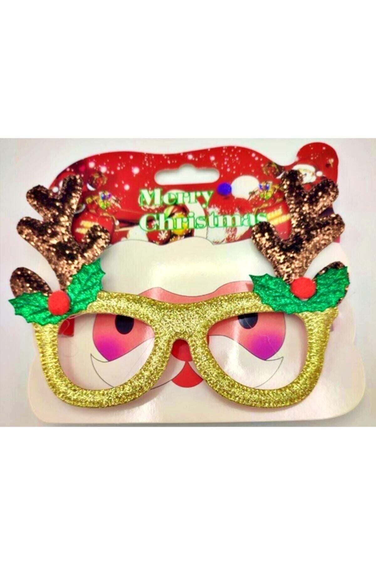 Yenigeldi Yılbaşı Eğlenceli Süslü Gözlük, Süs Gözlüğü,