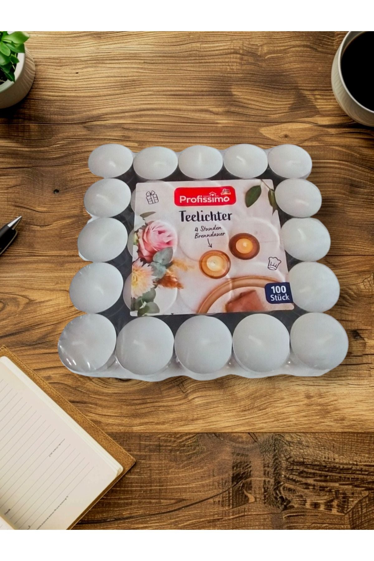 Yenigeldi 100 Adet 12.5 gr Tealight Buhurdanlık Mumu , Polonya Mumu , Kokusuz Mum , Tea Ligh