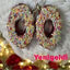 Yenigeldi Donut yılbaşı Süsü Seti Yılbaşı Ağacı Tatlı Süsleri Yılbaşı Dekoratif Asılı Süsler Ağaç Dekorasyonu