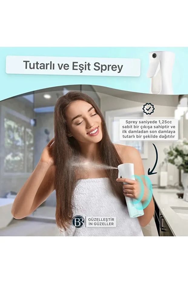 Yenigeldi 1 Adet 300 ml Çok Amaçlı Sprey Şişesi – Saçlar, Berber ve Kuaför ,Temizlik, Bitkiler