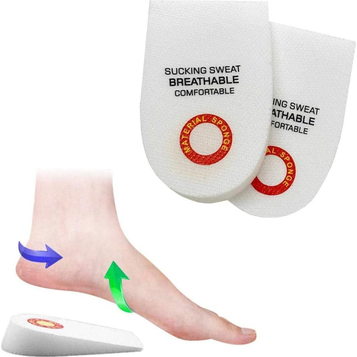 Yenigeldi İthal , Memory Foam Ayakkabı Tabanlığı Topuk Yastığı Topuk Şokunu ve Basıncını Azaltır