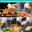 Yenigeldi 1 Adet Air Fryer Yağ Sprey Airfryer Için Yağdanlık Yağlık Sirke Zeytinyağ Püskürtücü Cam Şişe