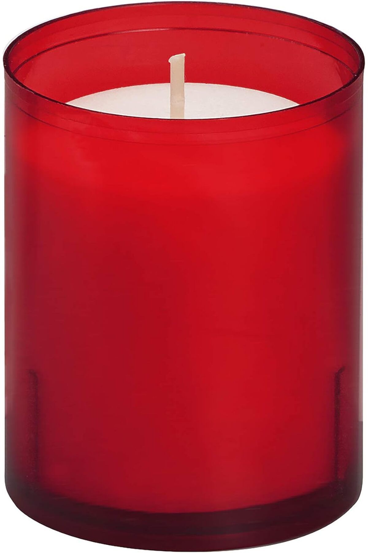 Yenigeldi 1 Adet (5cm*4cm) BOLSIUS 20 Saat Kırmızı Akrilik Avrupa Kalitesi Kokusuz Dumansız