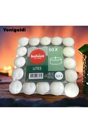 50 Li Buhurdanlık Tea Light Mumu , 4. Saat Yanan Mum , Difüzör Mumu , Kokusuz Mum , Isıtıcı Mum