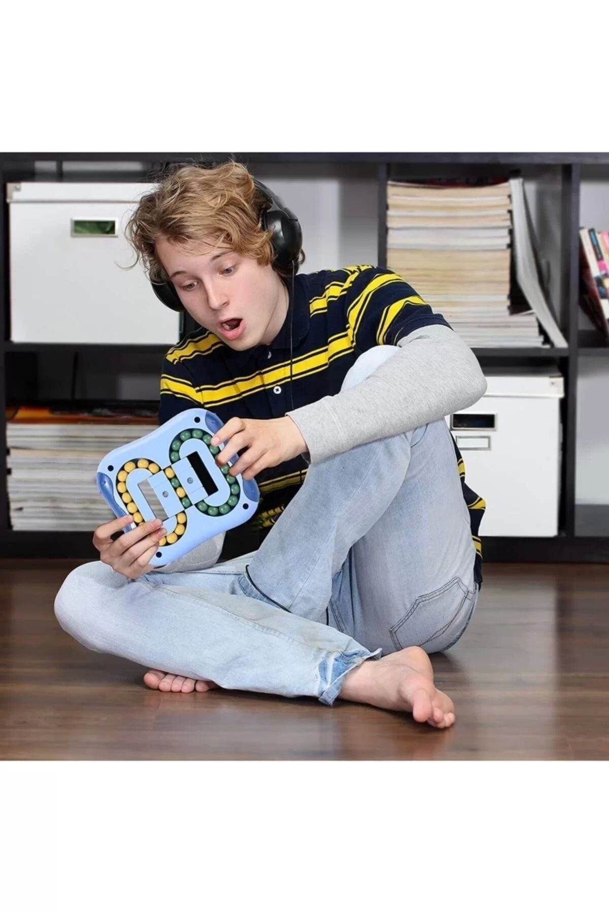 Yenigeldi Magic Bean Zeka Boncukları, Iq Boncukları, Dönen Sihirli Boncuklar Küp, Anti-stres, Fidget