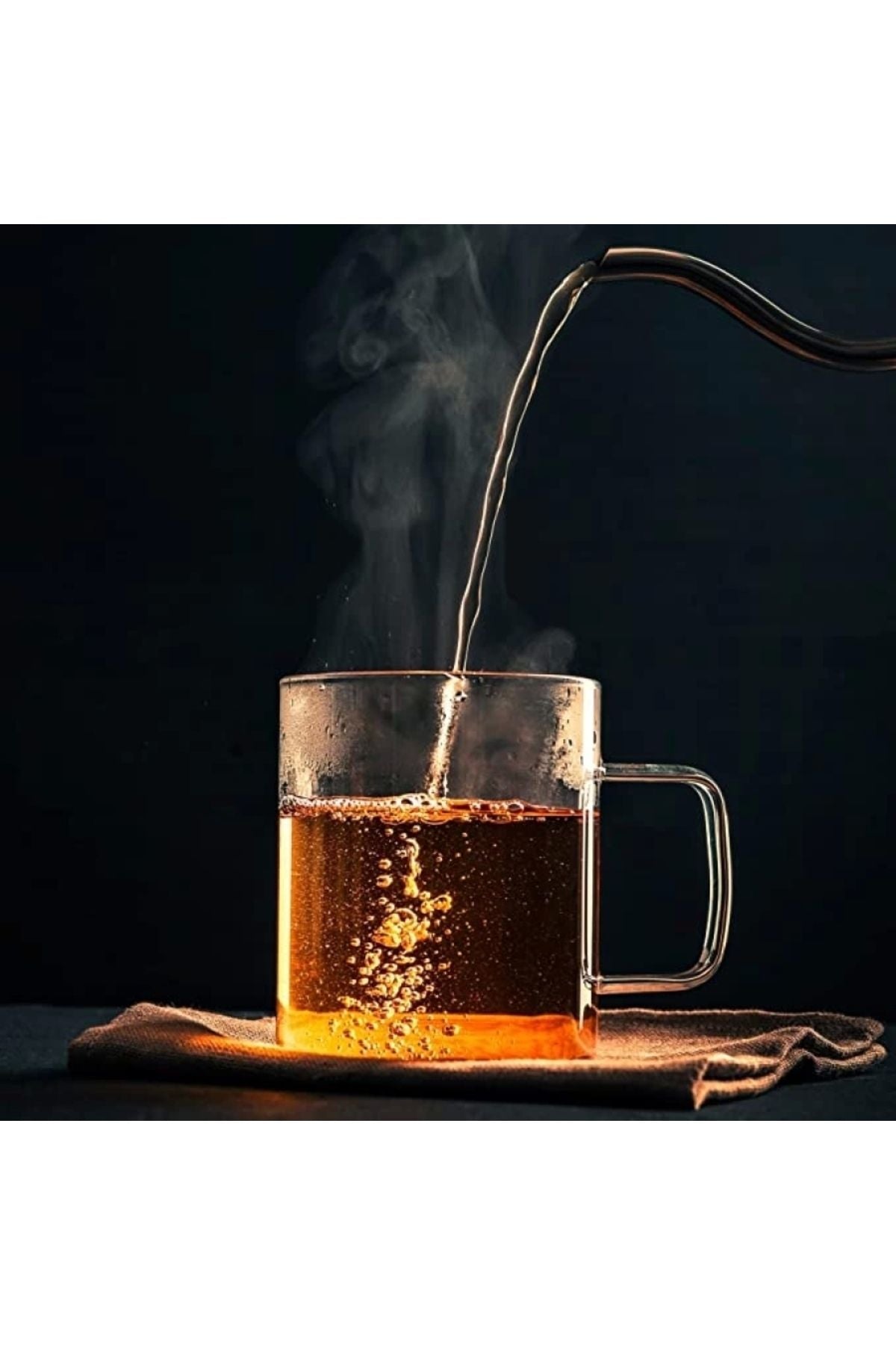 2 Adet Renkli Saplı Borosilikat Isıya Dayanıklı Termisil Cam Kupa Bardak