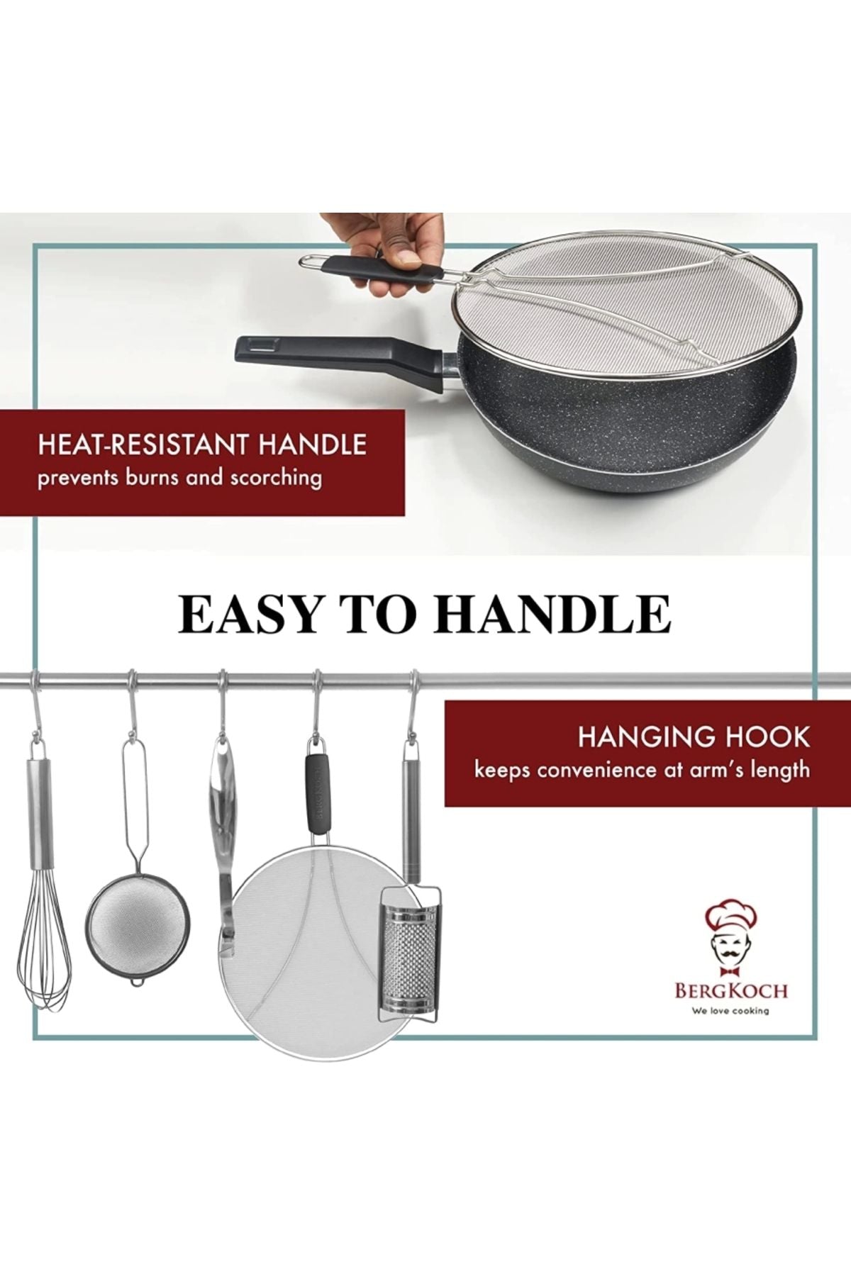 25 Cm 3'ü 1 Arada Paslanmaz Çelik Yağ Sıçratmaz Süzgeç Ve Soğutma Tavası (1 ADET)