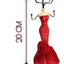 Yenigeldi Kırmızı Renk (20 CM) Moda Heykel Şeklinde Takı Standı, Takılık, Küpelik, Takı Dolabı Düzenleyici