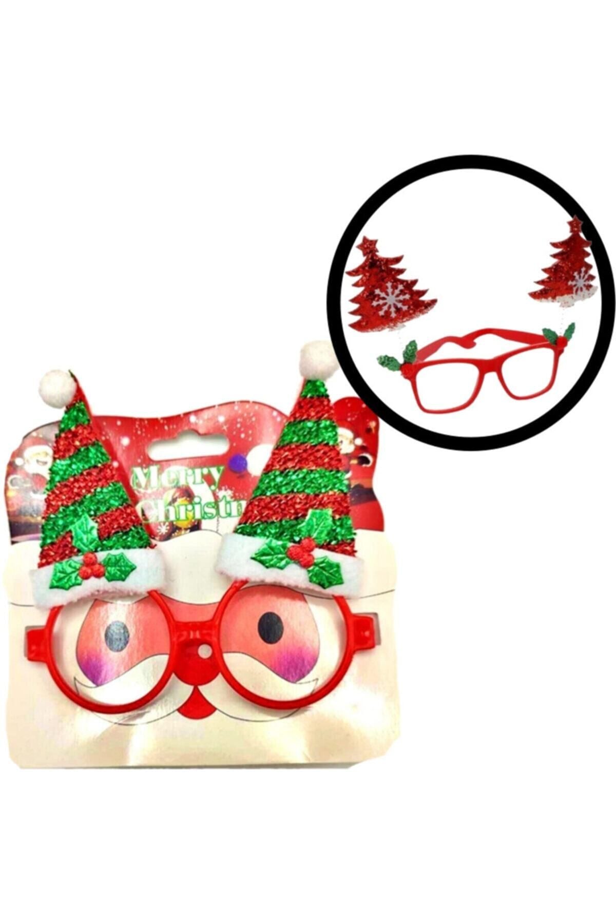 Yenigeldi Yılbaşı Eğlenceli Süslü Gözlük, Süs Gözlüğü,