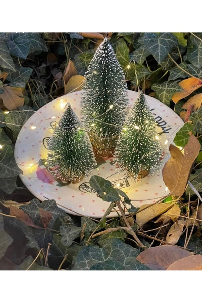 Yenigeldi 3’lü (2 ADET 10 CM VE 1ADET 15 CM) Kendinden Işıklı Yılbaşı Ağacı