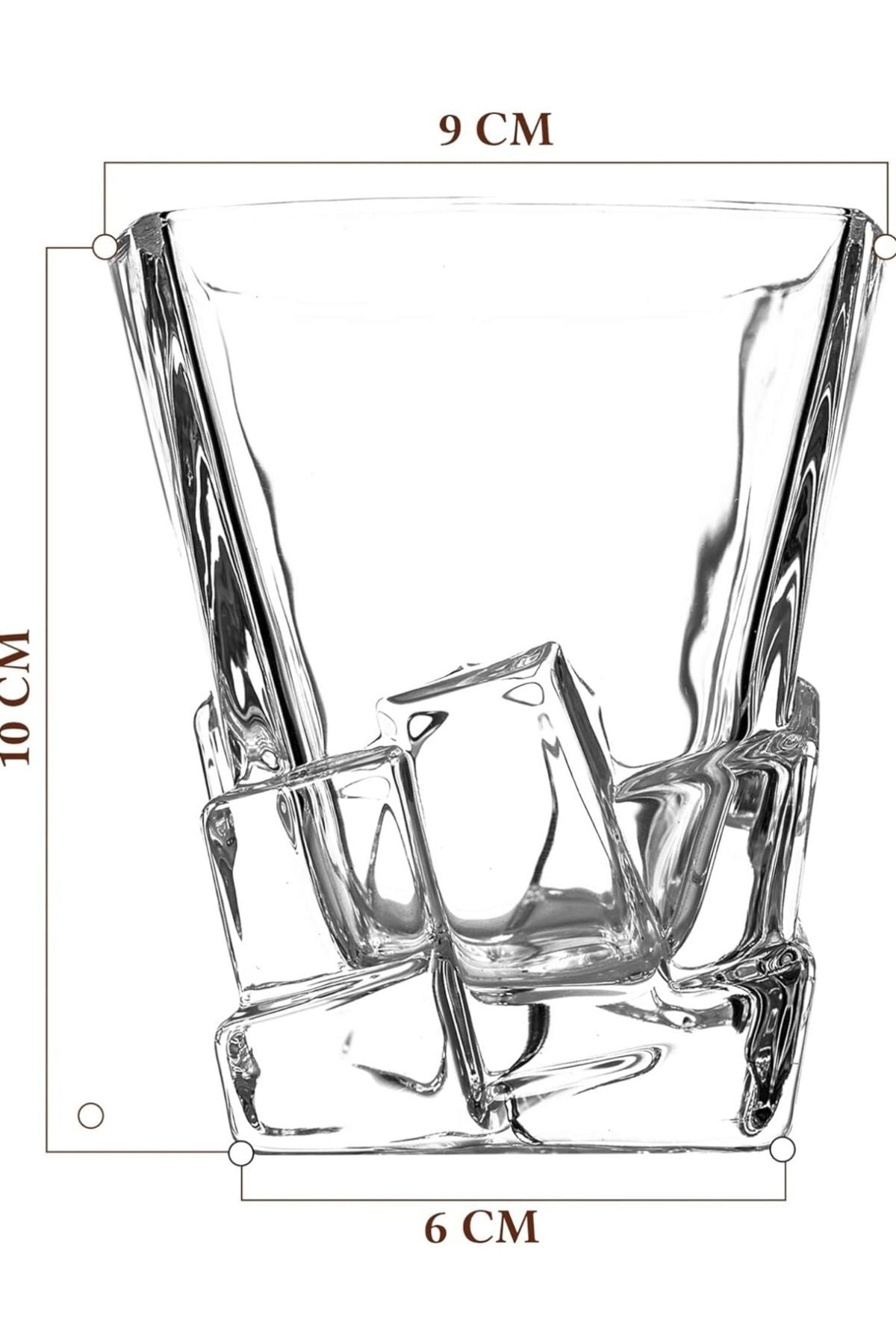 1 Adet Ağır Vintage Viski Burbon Kokteyl Bardak Y91 Bardağı