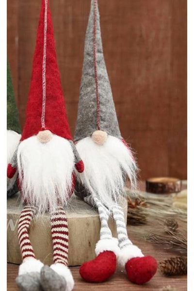 1 Adet 35 cm Uzun Şapkalı Gnome Tomte Şans Cücesi Yılbaşı Süsü Parti Dekorasyon SüS