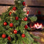 Yenigeldi 12'li Kırmızı 3,5 Cm Yılbaşı Topu, Noel Topu, Çam Ağacı Topu, Süs Topu