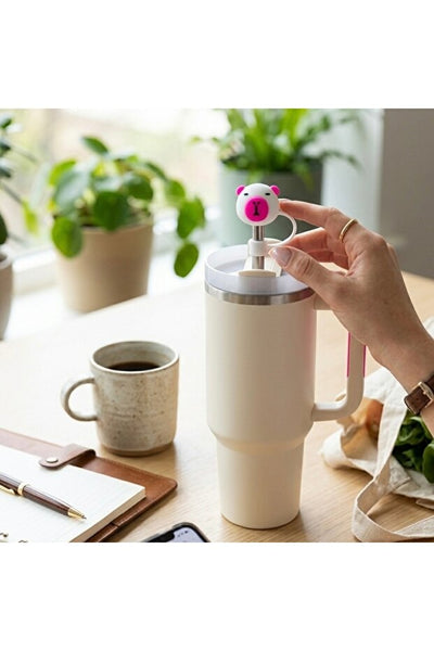Yenigeldi Sevimli Kapibara Büyük Boy 10mm Pipet Koruyucu - Silikon Pipet Tıpası, Kapağı ve Başlığı
