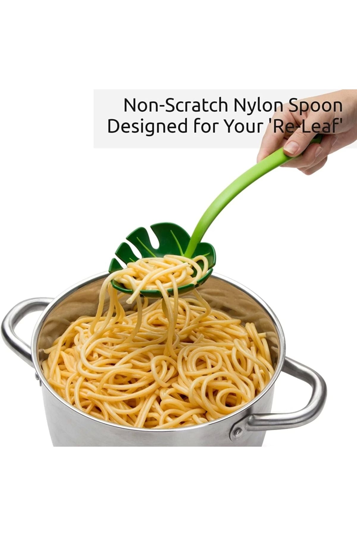 Yenigeldi Yaprak Kepçe ,jungle Servis Kaşığı, Jungle Spoon Mutfak Kaşığı, Yaprak Servis Kaşığı