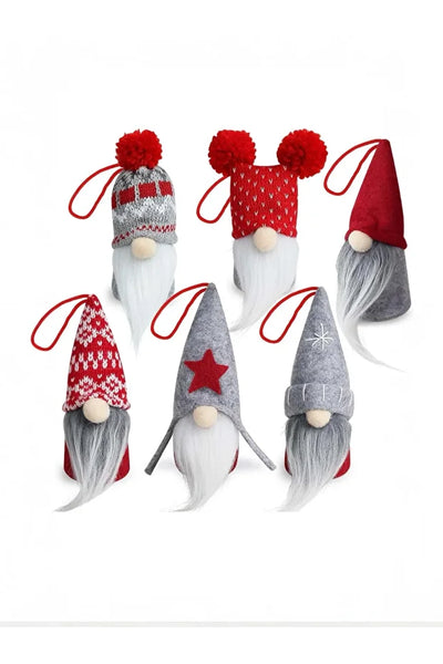 1 Adet Gnome Yılbaşı Noel Şans Cücesi Süs Dekorasyon Yılbaşı Ağaç ve Masa Süsü