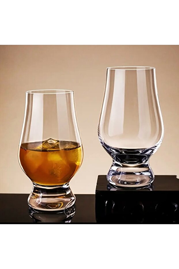 Yenigeldi 2 Adet Glencairn Tarzı Kristal Viski Bardağı – Premium Kokusuz Tadım Bardağı Degüstasyon Kadehi
