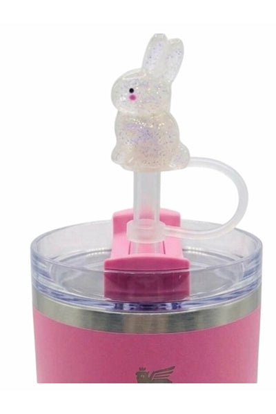 Yenigeldi Simli Tavşan Figürlü Pipet Tıpası Başlığı 10 mm Tüm Standart Pipetler İçin Toz Koruyucu Kapak