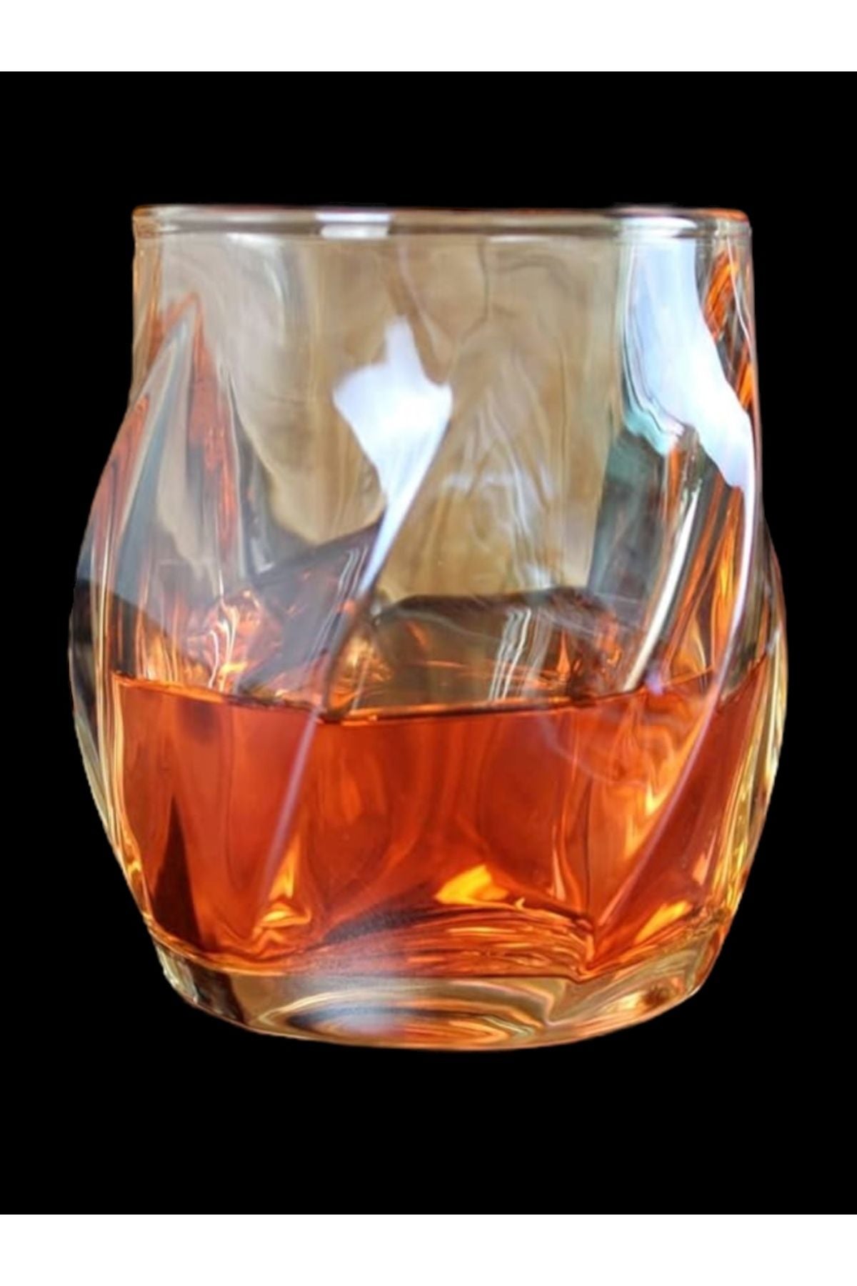 Yenigeldi 1 Adet 250 ml Kehribar Rengi İskandinav Tarzı Bardak Viski Kokteyl Bardağı y17