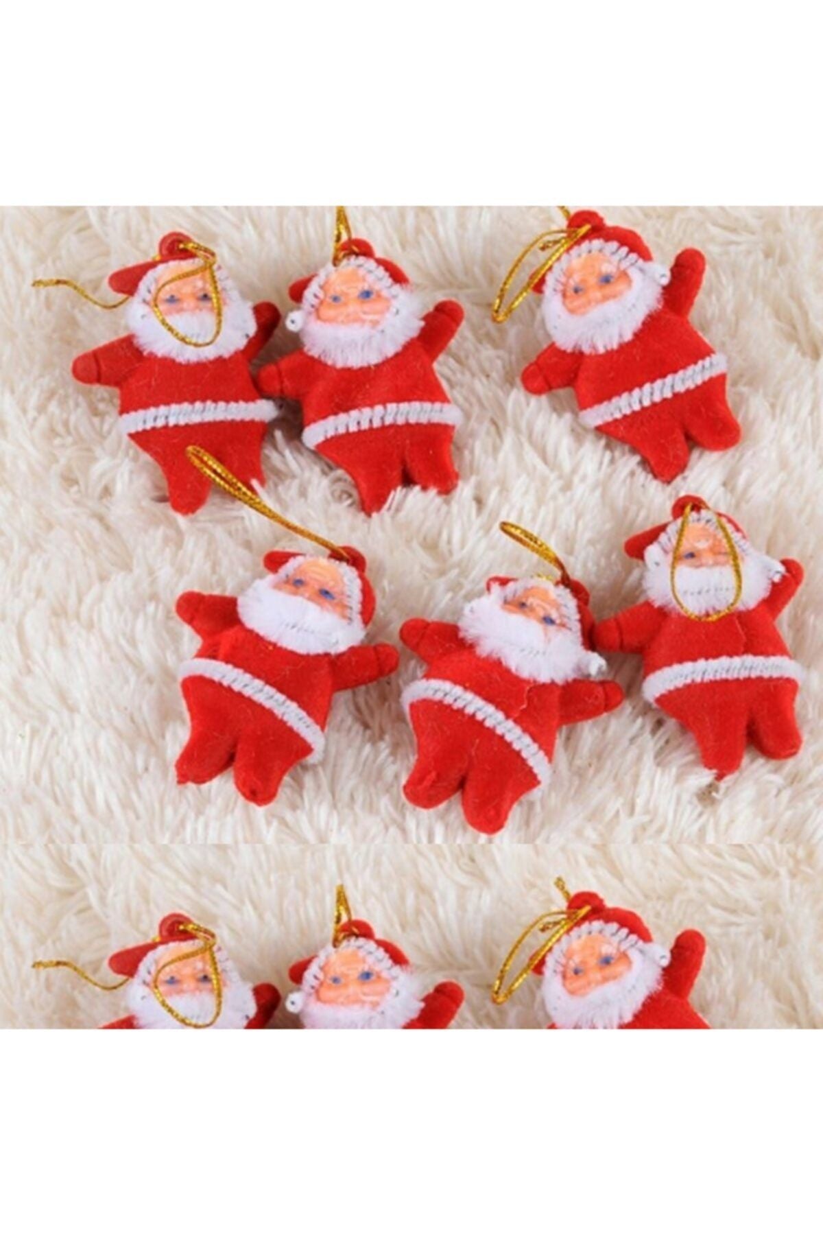 Yenigeldi Noel Baba Yılbaşı Ağacı Süsü 6 Adet
