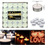 Genel Markalar 50 Li Tealight Mum Beyaz Tea Light 50 Adet