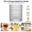 1 Adet y36 330ml Vintage Hobnail Bardak Antika Boncuk Kabartmalı Kahve