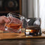Yenigeldi 2 Pcs Irregular Rainbow Scandinavian Style Twisted Glass Whiskey, Cocktail, Bourbon Serving 236ml