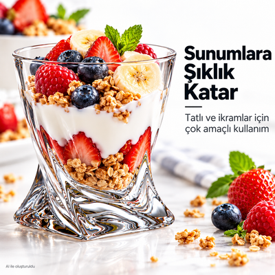 2 Adet İskoç Tarzı Kokteyl Bardağı
