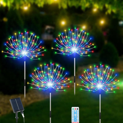Solar Garden Lighting Multi-color LED Lights, Outdoor Lighting