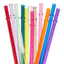 Yenigeldi 6 Adet 30cm ile Uyumlu Tritan Parıltılı Simli Pipet+ Temizleme Fırçası - 40oz Stanly Quencher Uyumlu