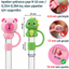 8 Adet 10 Mm Stnly Quencher Için Pipet Kapağı Toz Için Kapak Şekilli Pipet Başlığı
