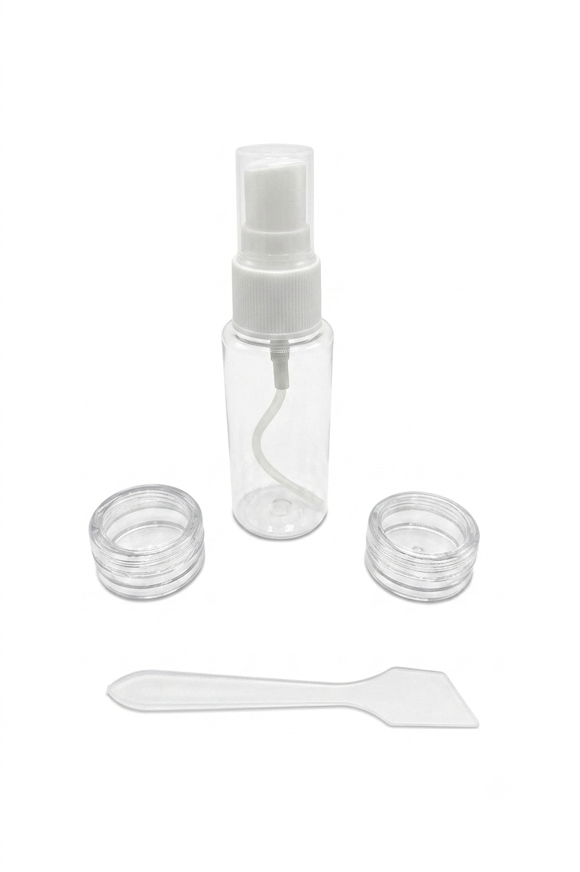 4 Piece Travel Set Leakproof Portable Toiletries Containers Travel Set Lotion Perfume Disinfectant Etc