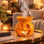 1 Adet 9,5cm x10h Halloween Balkabağı Buhurdanlık – Seramik Tealight Mumlu Koku ve Uçucu Yağ Buhurdanlığı – Bal Kabağı Mumluk, Yılbaşı ve Cadılar Bayramı Dekorasyonu