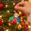 Ayıcıklı Yılbaşı Topu Yılbaşı Süsü Noel Süs
