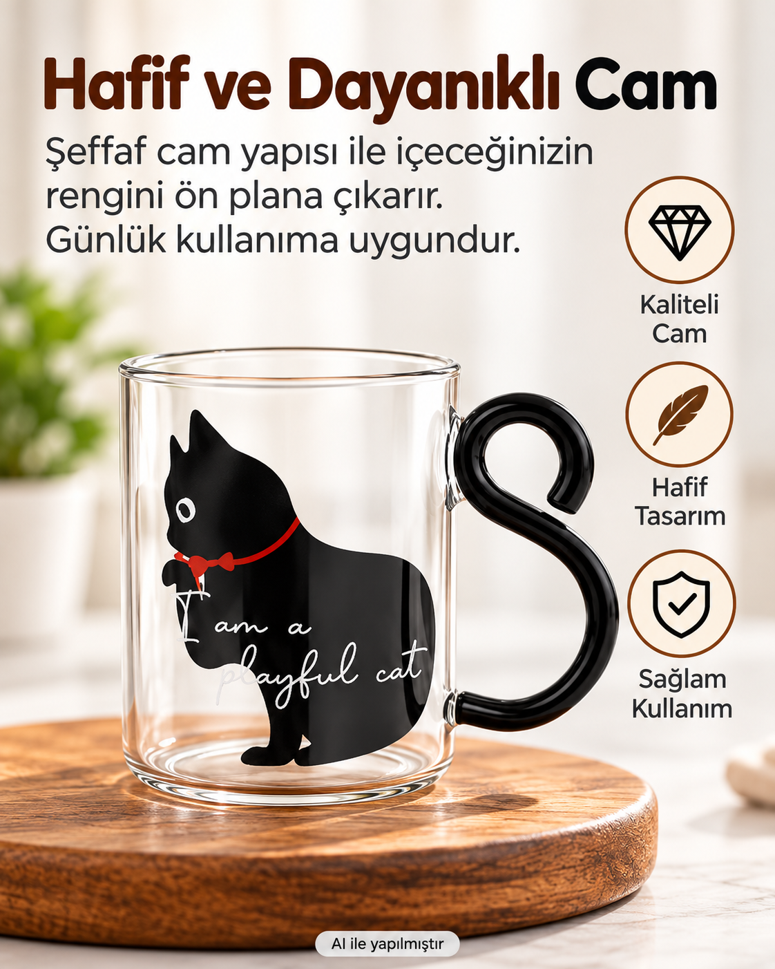1 Adet Vintage Viski Burbon Kokteyl Bardağı Ağır Cam Bardak