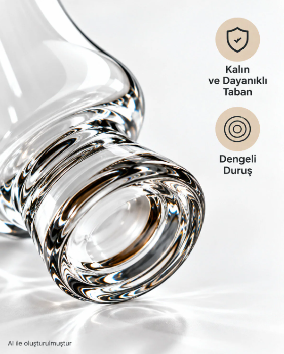 4 Adet Glencairn Tarzı Kristal Viski Bardağı – Premium Kokusuz Tadım Bardağı Degüstasyon Kadehi