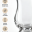 4 Adet Glencairn Tarzı Kristal Viski Bardağı – Premium Kokusuz Tadım Bardağı Degüstasyon Kadehi
