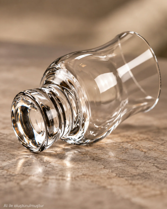 4 Adet Glencairn Tarzı Kristal Viski Bardağı – Premium Kokusuz Tadım Bardağı Degüstasyon Kadehi
